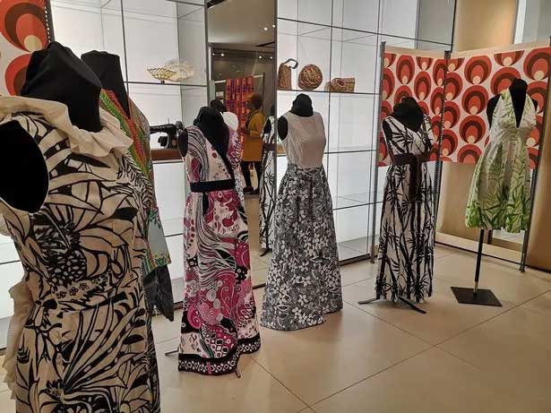 Gorgeous dresses by Windrush generation designers at 'Dorcas Stories from the Front Room' Windrush exhibition